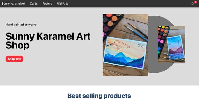 Art shop website